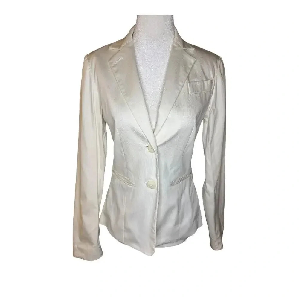 Kenneth Cole New York Women's Ivory Blazer Size 2 Business‎ Long Sleeve